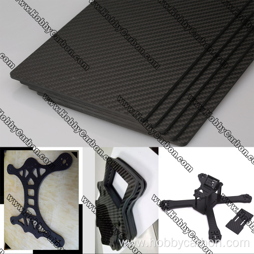 customized CNC cutting carbon fiber sheet